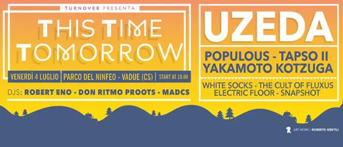 Uzeda sul palco del This Time Tomorrow il 4 luglio