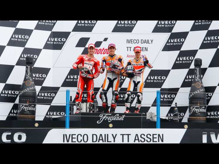Moto GP, Gran Premio d'Olanda: ottava conquista di Marquez, 2° Dovizioso