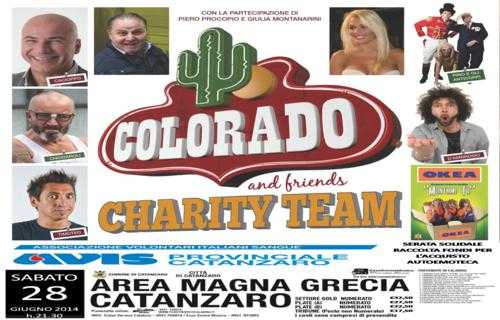 I comici di Colorado a Catanzaro per la festa benefica dell'Avis