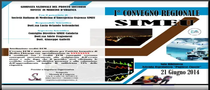 Si celebra anche a Catanzaro la Settimana Nazionale del Pronto Soccorso