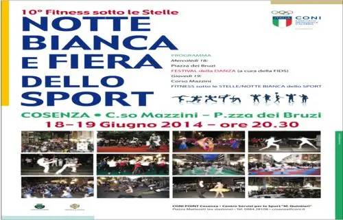 Notte Bianca e Fiera dello Sport, due serate per la festa del fitness sotto le stelle