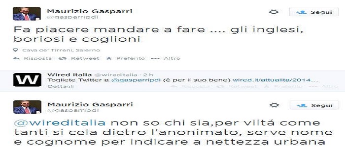 EpicFail: Gasparri insulta gli inglesi, poi non riconosce Wired