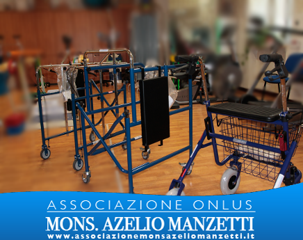 I primi deambulatori donati  all'Ospedale San Giovanni Battista di Roma