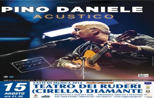"Fatti di Musica 2014": Pino Daniele il 15 Agosto a Diamante