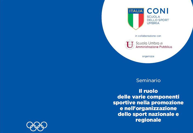 Perugia: seminario sulla promozione dello sport nazionale e regionale - 14 giugno
