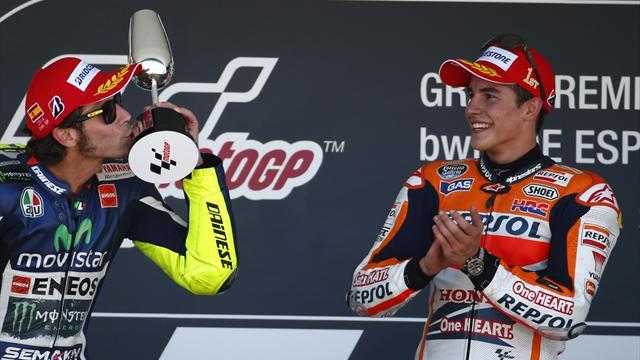 Moto GP, Gran Premio d'Italia: Marquez il fenomeno vince ancora, Rossi sul podio fa 300