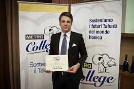 Metro Italia assegna la borsa di studio 'Metro College' a Claudio Picozzi