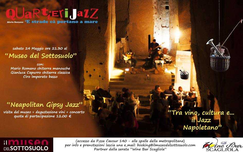 Torna il Jazz al Museo del Sottosuolo di Napoli con Mario Romano Quartieri Jazz