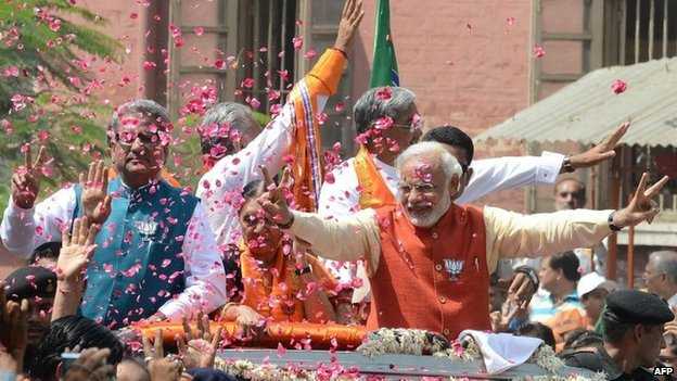 India: per Modi accoglienza trionfale a Nuova Delhi dopo la vittoria elettorale