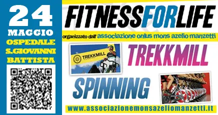 Fitness for life per l'Ospedale San Giovanni battista