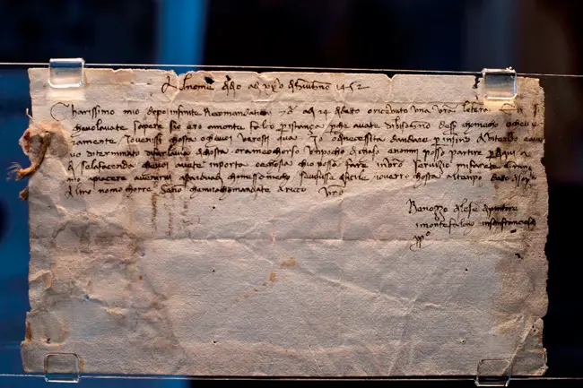 Proroga fino al 2 giugno per l'esposizione della lettera di Benozzo Gozzoli