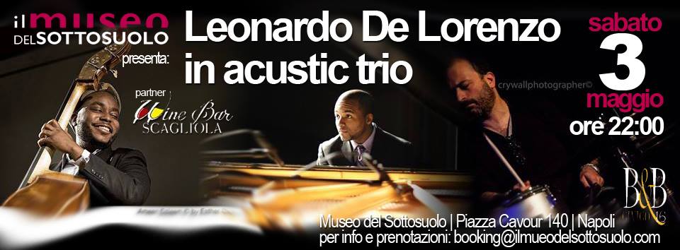 Il jazz torna al Museo Del Sottosuolo di Napoli: in concerto Ameen Saleem, Fortner e De Lorenzo