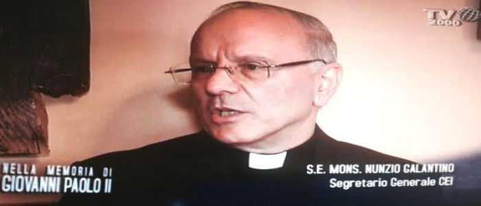 "Nella memoria di Giovanni Paolo II" Mons. Galantino: Un evento che mette in pratica il Vangelo