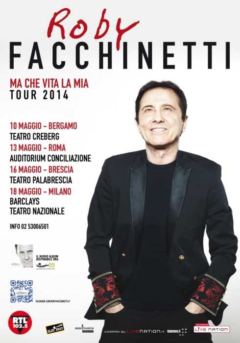 Roby Facchinetti, primo tour da solista senza i Pooh con "Ma che vita la mia Tour"