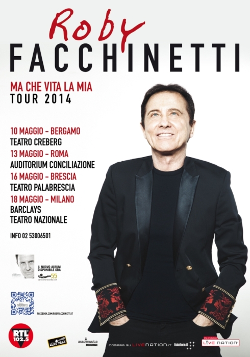 Roby Facchinetti, primo tour da solista senza i Pooh con "Ma che vita la mia Tour"