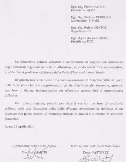 Crisi regione, Stella Alpina e Uv ancora in cerca di dialogo