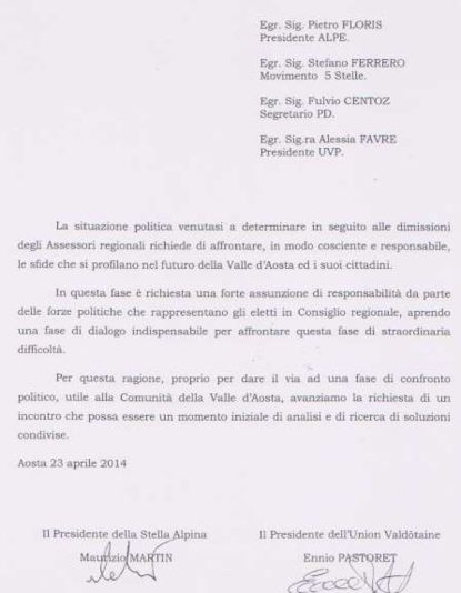 Crisi regione, Stella Alpina e Uv ancora in cerca di dialogo