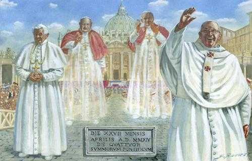 Papi Santi: la Canonizzazione raccontata da un artista Faentino