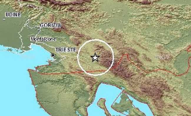 Forte scossa di terremoto avvertita nel Nord-Est dell'Italia. Epicentro in Slovenia