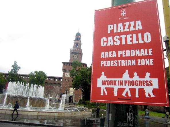 Piazza Castello: al via i lavori di pedonalizzazione