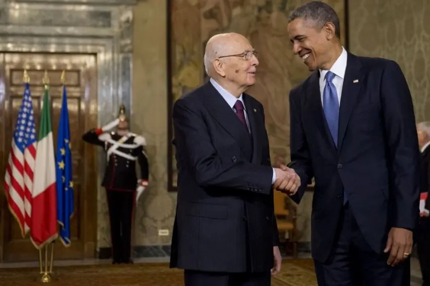 Napolitano, "Grati a lui per il sacrificio e la speranza"