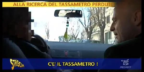 Striscia a Reggio sulle tracce dei furbetti del tassametro