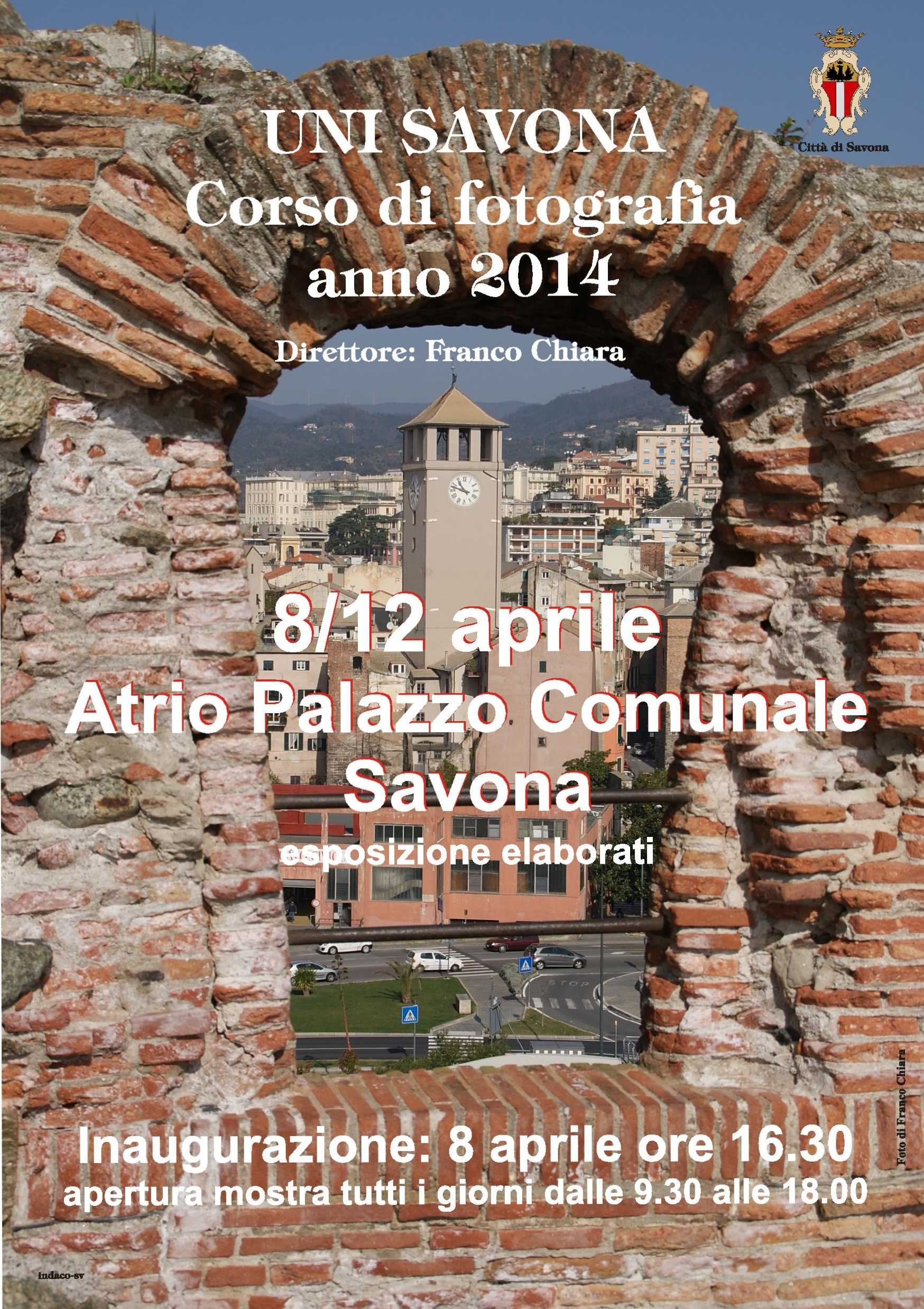 Uni Savona presenta: corso di fotografia presso il Palazzo Comunale