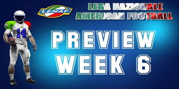 Football Americano: Presentazione Week 6 campionato II divisione FIDAF