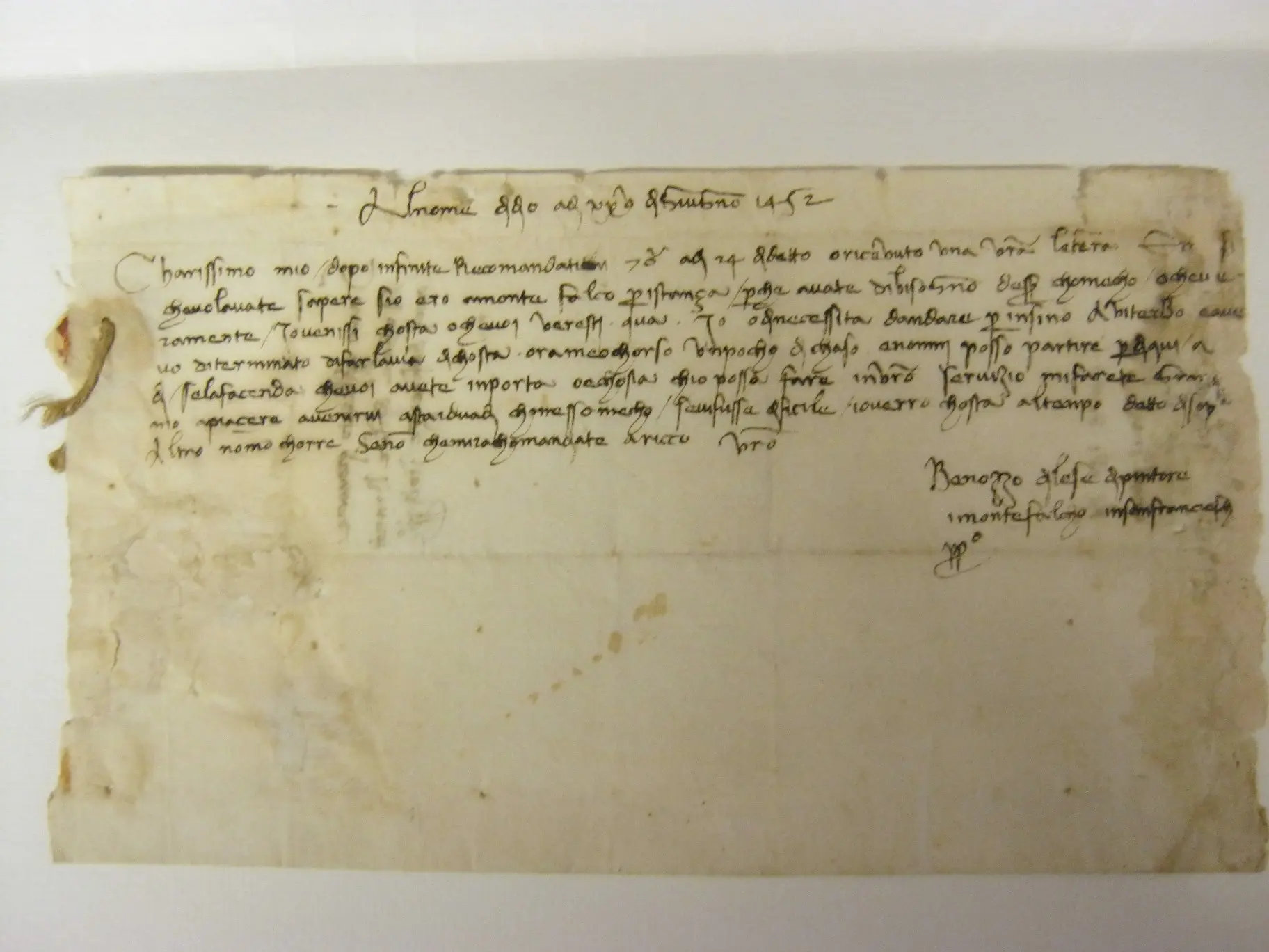 Benozzo Gozzoli e Montefalco: la lettera ritrovata