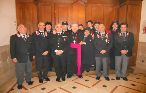 L'Associazione Nazionale Carabinieri "Arruzzo" alla Messa Pasquale interforze