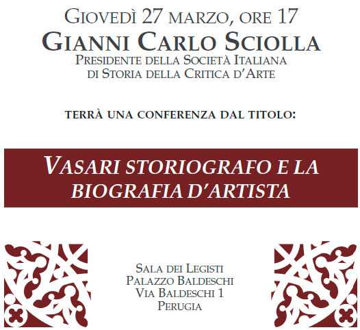 Vasari storiografo e la biografia d'artista