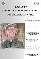 Castrovillari: dal 29 Marzo al 6 Aprile mostra di Francesco Ortale al Castello Aragonese