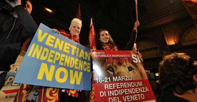 Referendum online per l'indipendenza del Veneto: l'89% dei votanti dice sì