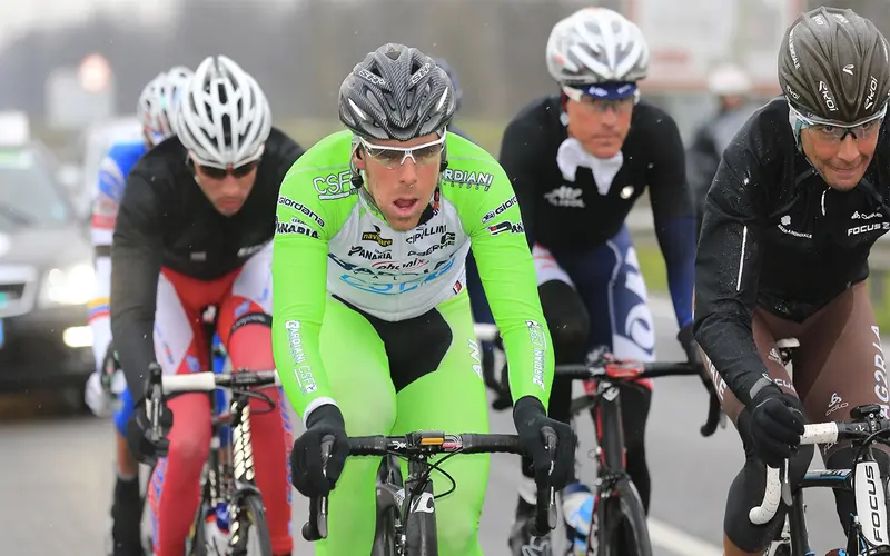 Inagurazione del passo del Turchino durante la gara di ciclismo Milano - Sanremo