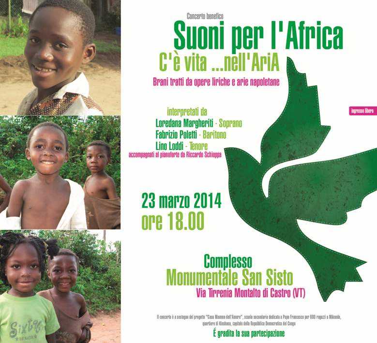 Concerto "Suoni per l'Africa - C'è Vita... nell'AriA"