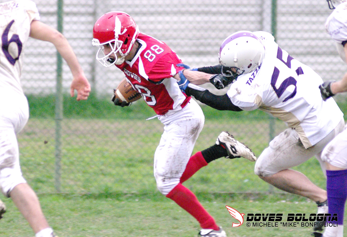 Footbal Americano: Vince Imola sulla Doves Bologna