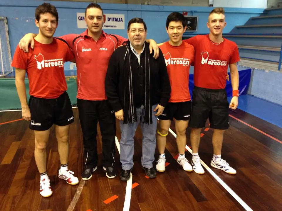 Tennistavolo: la Marcozzi Cagliari bloccata da Carrara in gara uno play off scudetto