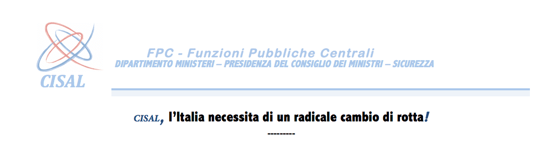 Cisal, l'Italia necessita di un radicale cambio di rotta!