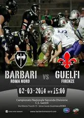 Football Americano Lenaf: esordio dei Barbari contro i Guelfi Firenze