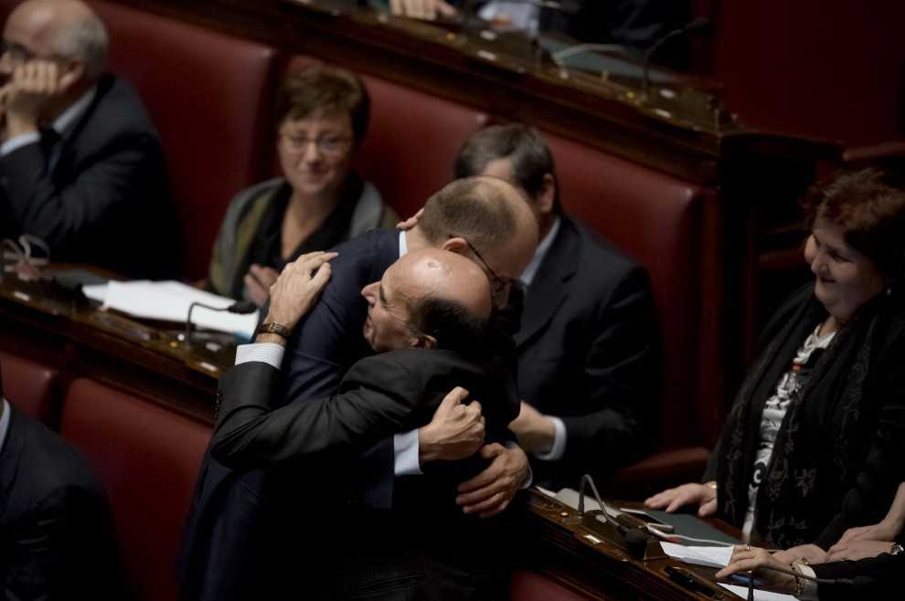 Il ritorno di Bersani a Montecitorio: «Sono qui per Letta»