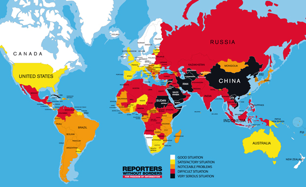 Reporters sans Frontières: in Italia migliora la libertà di stampa