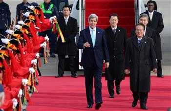 Kerry in visita a Seoul per discutere della riunificazione delle due Coree