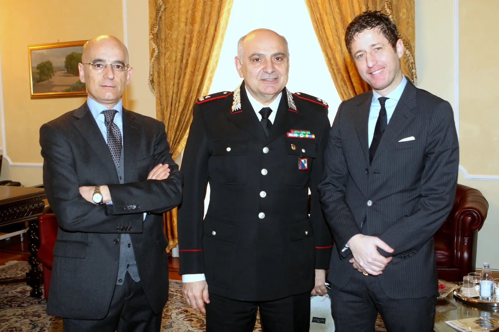 Visita del comandante della Legione Carabinieri Calabra a Confindustria Catanzaro