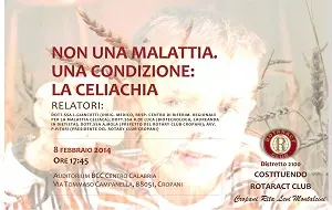 Cropani (CZ), l'8 febbraio un convegno sulla celiachia