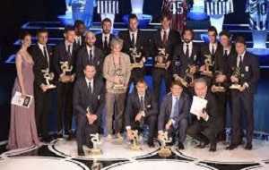 Oscar del Calcio 2014: Juventus squadra dell'anno, Pirlo miglior giocatore