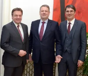 Ultima tappa a Vienna: Kompatscher incontra il Ministro all'agricoltura
