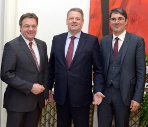 Ultima tappa a Vienna: Kompatscher incontra il Ministro all'agricoltura