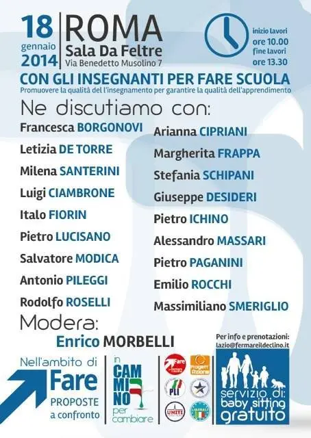 Area Liberale: "Promuovere la qualità dell'insegnamento per garantire la qualità dell'apprendimento"