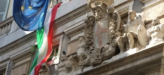 Genova, protesta del Movimento per la Casa al Comune:"casa per tutti"