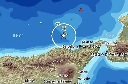 Terremoti, registrate due scosse di magnitudo 4 a largo di Lipari